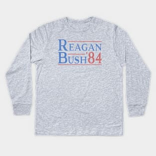 Reagan Bush Kids Long Sleeve T-Shirt